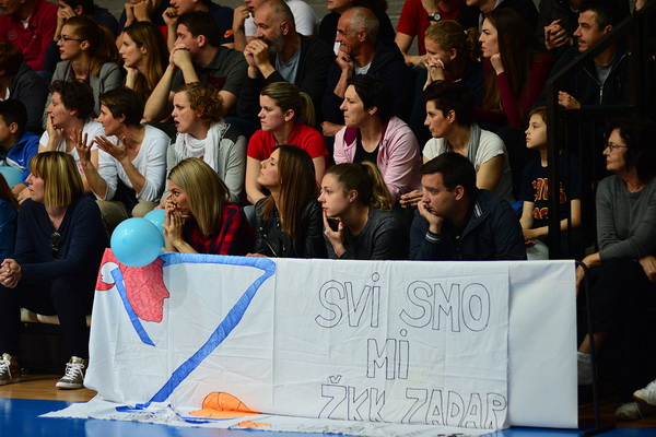 SC Višnjik, dvorana 3. Finale doigravanja za prvaka Hrvatske: ŽKK Zadar – ŽKK Medveščak 54-76 SC Višnjik, dvorana 3. Finale doigravanja za prvaka Hrvatske: ŽKK Zadar – ŽKK Medveščak 54-76