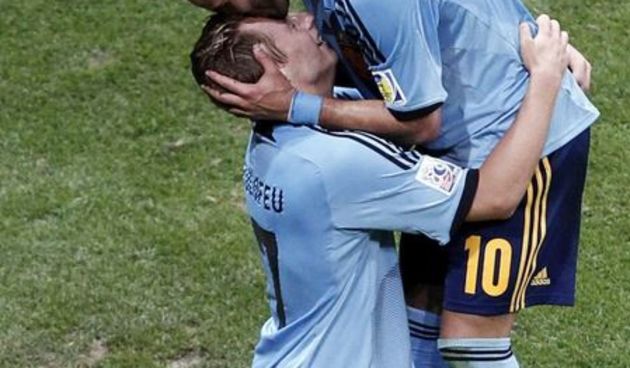 Jese Rodriguez i Gerard Deulofeu (Španjolska U20 reprezentacija), foto: as.com