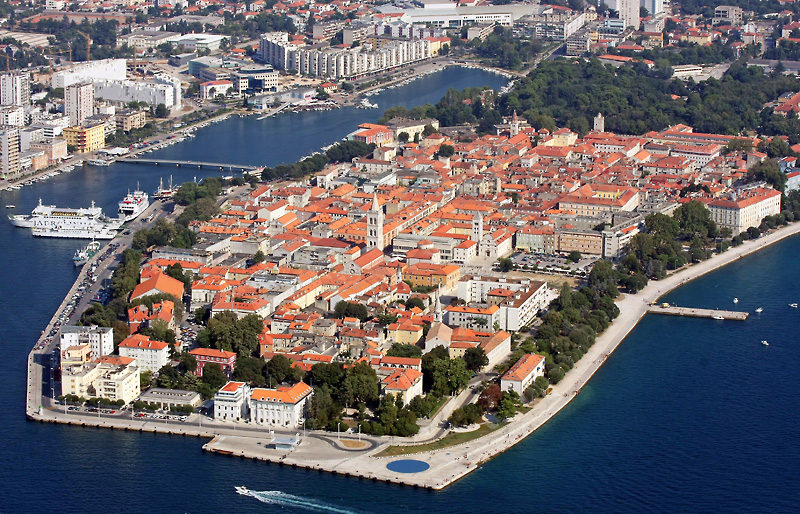 Zadar – Zračne snimke, Poluotok (foto: Marin Gospić)