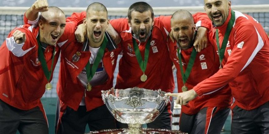 Srpska teniska reprezentacija – pobjednik Davis Cupa, Foto: Reuters