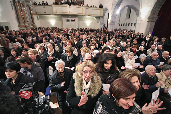 Božićni klapski koncert u crkvi Sv. Frane (foto:Saša Čuka)