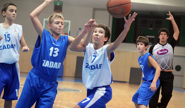 Mini Basket liga: Zadar 2 – Zadar 1 43-66, Foto: Saša Čuka