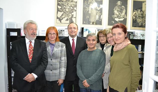 T.M. Bilosnić s veleposlanikom Repunlike Hrvatske u Rumunjskoj, gosp. Davorom Vidišom