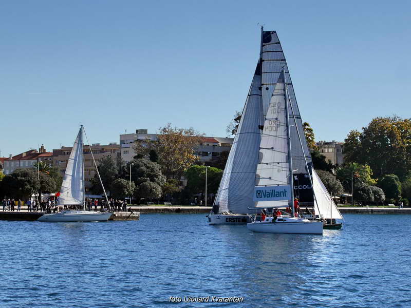 Zadarska Koka 2016. gledana s mora. Foto: Leonard Kvarantan Zadarska Koka 2016. gledana s mora. Foto: Leonard Kvarantan