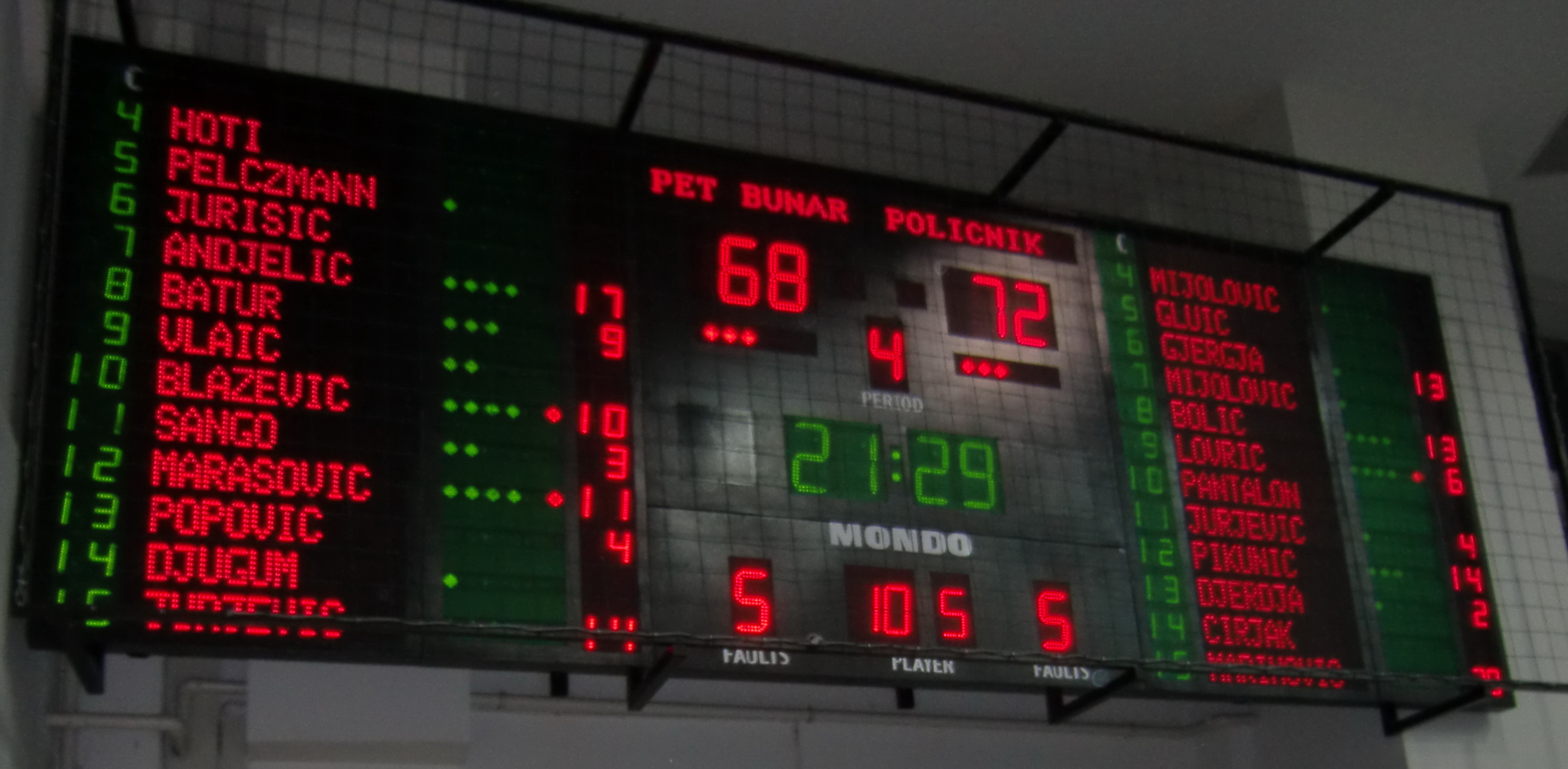 KK Pet Bunara – KK Policnik, Foto: Mladen Malik