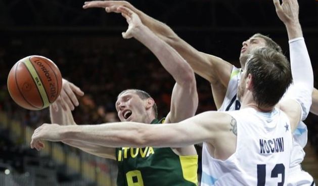 Argentina – Litva, foto: AP Photo