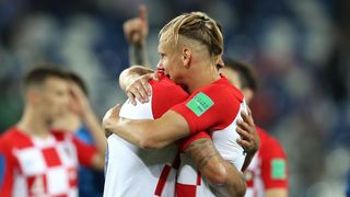 SP 2018: Slavlje hrvatskih reprezentativaca nakon pobjede nad Nigerijom SP 2018: Slavlje hrvatskih reprezentativaca nakon pobjede nad Nigerijom