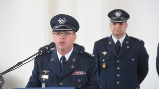 Primopredaja dužnosti zapovjednika 93. zrakoplovne baze HRZ i PZO