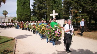 Posljednji ispraćaj zadarskog fotografa i umirovljenog satnika HV-a, Roberta Lerge na Gradskom groblju Zadar