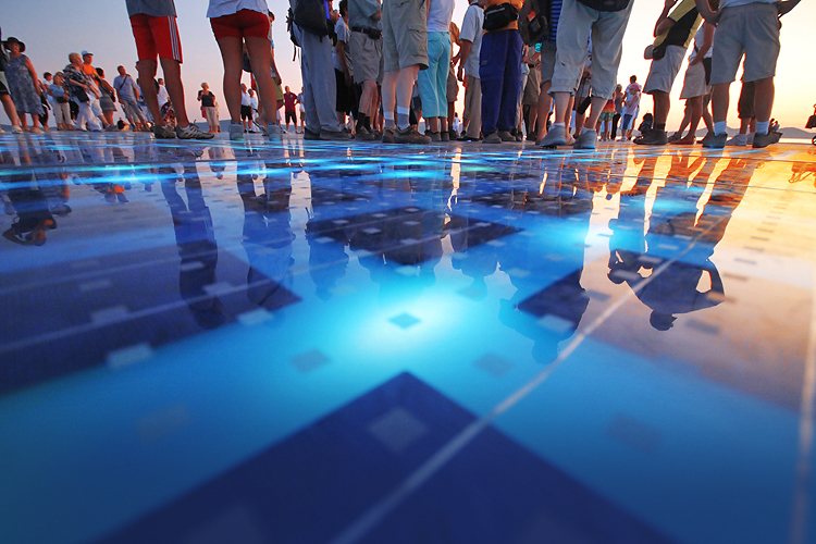 Suton na zadarskoj rivi 15. rujna 2011. (foto:Saša Čuka)