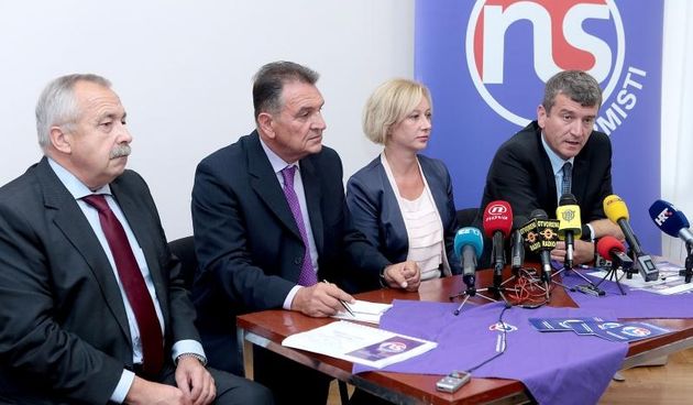 Inicijativa za osnivanje Narodne stranke – reformisti odrzala je konferenciju za medije. Celnici inicijative govorili su o skorom osnivanju stranke, o programu stranke, kao i o najavama prijedloga reformi. Photo: Patrik Macek/PIXSELL