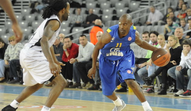 Zagreb, 241111.Arena Zagreb, 6.kolo, Euroliga, susret KK Zagrec CO i Brose Baskets.Na slici: Terrence Jerod Ford .Foto: Damir Krajac / CROPIX