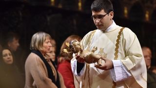 Svečana misa polnoćka u katedrali svete Stošije. Foto: Dino Stanin/PIXSELL Svečana misa polnoćka u katedrali svete Stošije. Foto: Dino Stanin/PIXSELL