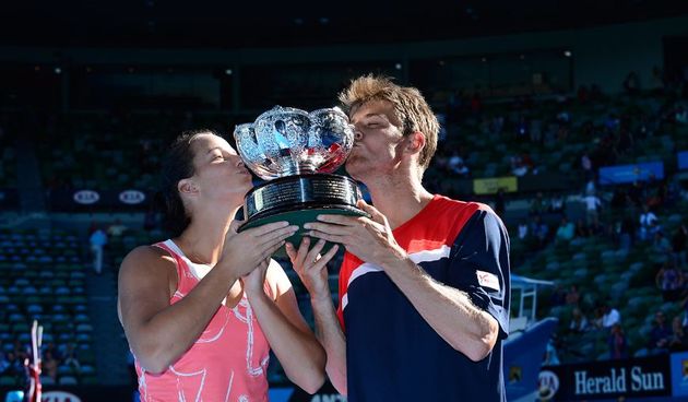 Jarmila Gajdošova i Matthew Ebden, foto: australianopen.com