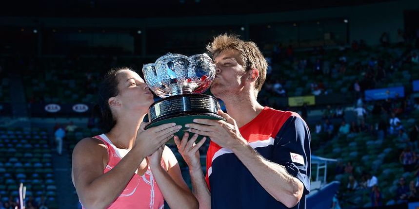 Jarmila Gajdošova i Matthew Ebden, foto: australianopen.com Jarmila Gajdošova i Matthew Ebden, foto: australianopen.com