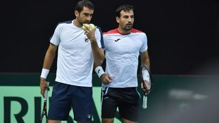 Davis Cup: Ivan Dodig/Marin Čilić – Nicolas Mahut/Pierre-Hugues Herbert 3-1. Photo. Hrvoje Jelavić/PIXSELL