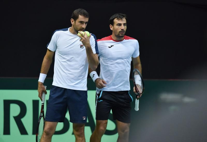 Davis Cup: Ivan Dodig/Marin Čilić – Nicolas Mahut/Pierre-Hugues Herbert 3-1. Photo. Hrvoje Jelavić/PIXSELL