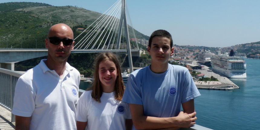 Marijan Čulina, Petra Rudić i Leo Bavdek u Dubrovniku Marijan Čulina, Petra Rudić i Leo Bavdek u Dubrovniku
