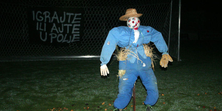 Strasilo na zadarskom stadionu Strasilo na zadarskom stadionu