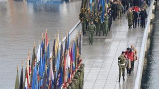 Paljenjem svijeća i polaganjem vijenaca, te mimohodom postrojbi započelo svečano obilježavanje 23. obljetnice VRO Maslenica. Foto. Dino Stanin/PIXSELL Paljenjem svijeća i polaganjem vijenaca, te mimohodom postrojbi započelo svečano obilježavanje 23. obljetnice VRO Maslenica. Foto. Dino Stanin/PIXSELL