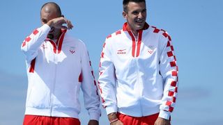 Rio de Janeiro, Brazil – Braća Sinkovic, Martin i Valent, osvajači su olimpijske zlatne medalje u utrci dvojaca na pariće.  Photo: Igor Kralj/PIXSELL