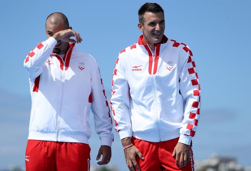 Rio de Janeiro, Brazil – Braća Sinkovic, Martin i Valent, osvajači su olimpijske zlatne medalje u utrci dvojaca na pariće.  Photo: Igor Kralj/PIXSELL