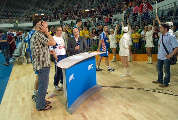 Zadar: Hrvatska-Slovacka 34-21, Foto: Sasa Cuka