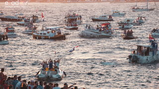 Zadar priredio čudesan doček svojim Vatrenim herojima (1)