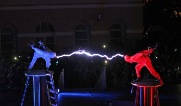 Festival Visualia – igra munjama i strujom Foto:Dusko Marusic/PIXSELL