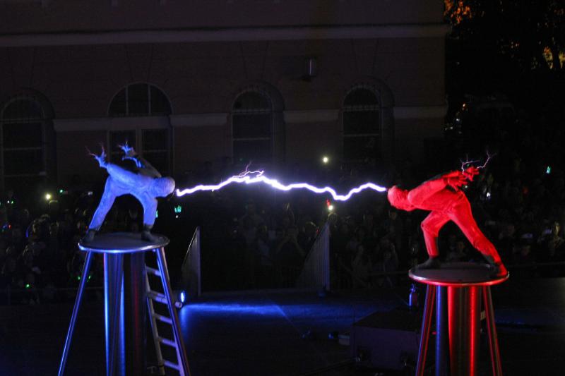 Festival Visualia – igra munjama i strujom Foto:Dusko Marusic/PIXSELL