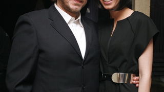 Zagreb, 220309.
Proslava 300-te epizode Red carpet-a, showbiz emisije Nove Tv, odrzana je u klubu Gallery na Jarunu.
Na slici: Nenad Korkut i Mia Kovacic.
Foto: Neja Markicevic / Cropix