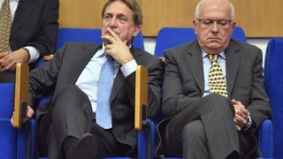 Zadar – Sjednica Gradskog vijeca Grada Zadra. Gradonacelnik Bozidar Kalmeta i zamjenik Zvonimir Vrancic. Reno Sinovcic. Joso Nekic. Danijel Kasap.Photo: Dino Stanin/PIXSELL