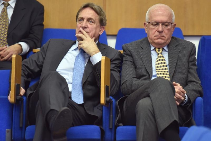 Zadar – Sjednica Gradskog vijeca Grada Zadra. Gradonacelnik Bozidar Kalmeta i zamjenik Zvonimir Vrancic. Reno Sinovcic. Joso Nekic. Danijel Kasap.Photo: Dino Stanin/PIXSELL