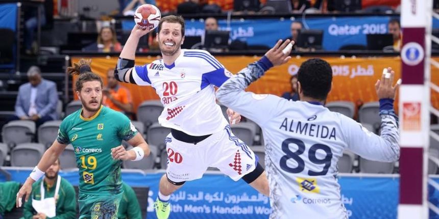 25.01.2015., Ali Bin Hamad Al Attiya Arena, Al Sadd, Doha, Katar – 24. svjetsko rukometno prvenstvo, osmina finala, Hrvatska – Brazil. Damir Bicanic. Photo: Goran Stanzl/PIXSELL 25.01.2015., Ali Bin Hamad Al Attiya Arena, Al Sadd, Doha, Katar – 24. svjetsko rukometno prvenstvo, osmina finala, Hrvatska – Brazil. Damir Bicanic. Photo: Goran Stanzl/PIXSELL