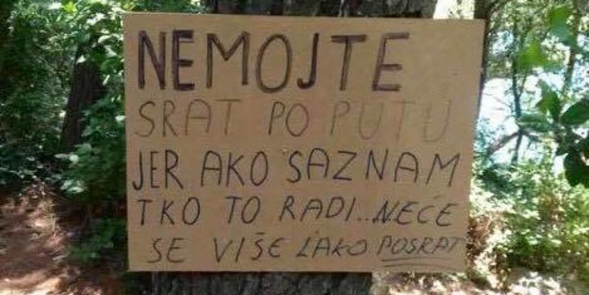 Nemojte srat po putu