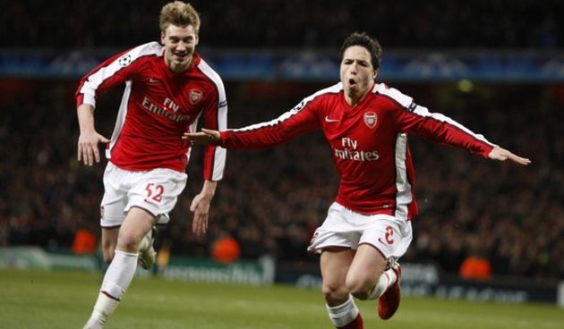 Bendtner i Nasri, Foto: Reuters