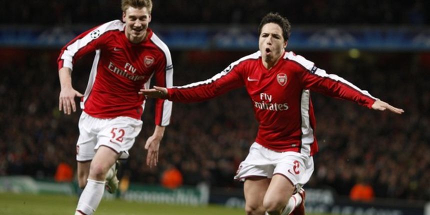 Bendtner i Nasri, Foto: Reuters Bendtner i Nasri, Foto: Reuters