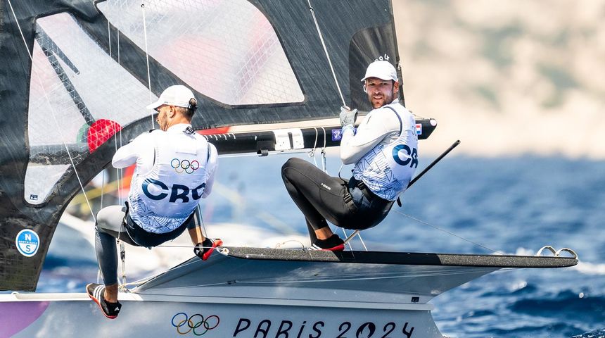 OI Pariz 2024: Braća Fantela u klasi 49er na regatnom polju u Marseilleu OI Pariz 2024: Braća Fantela u klasi 49er na regatnom polju u Marseilleu