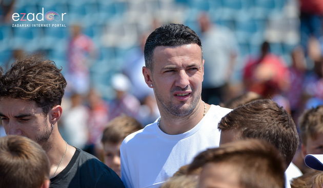 Zadarska vatrena četvorka na Stanovima se družila s mladim zadarskim nogometašima