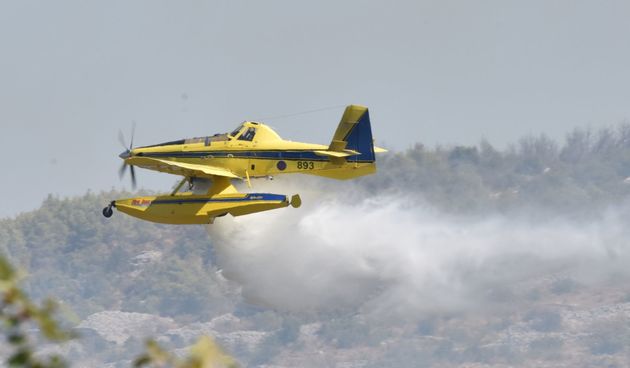 Zračne snage od jutra djeluju na požarištima