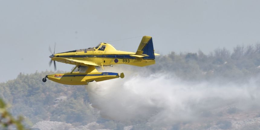 Zračne snage od jutra djeluju na požarištima