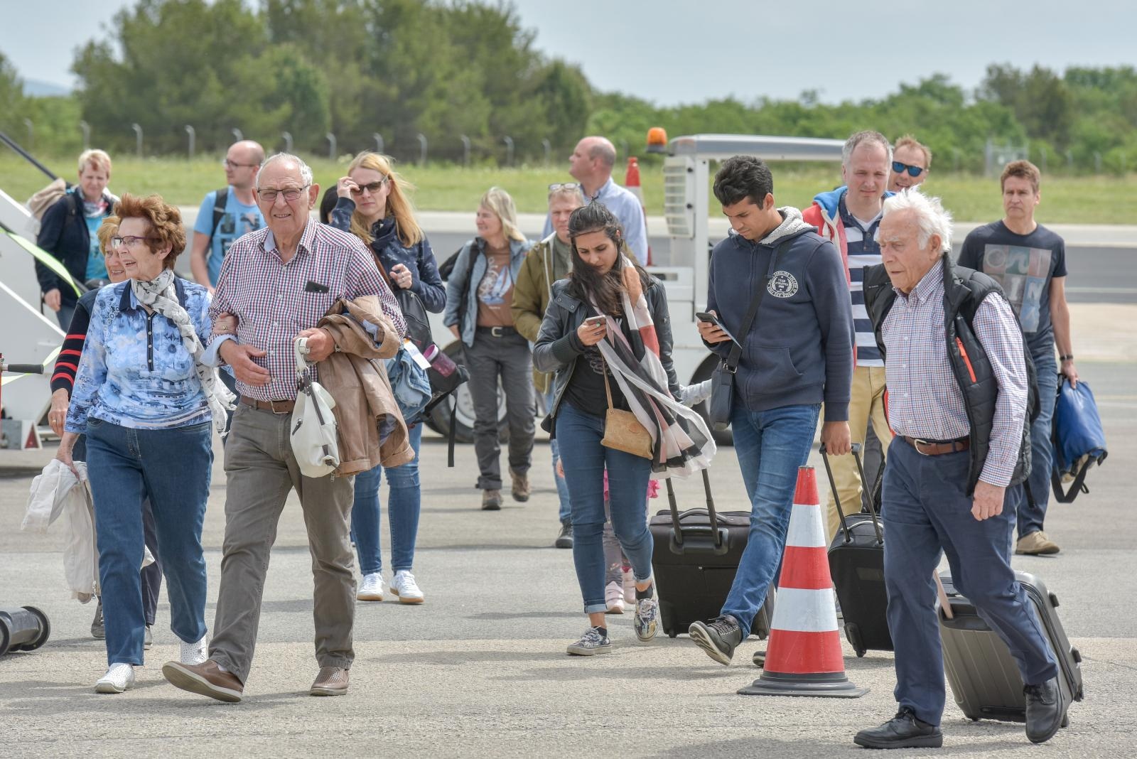 U zračnu luku Zadar svečano sletio prvi zrakoplov Lufthanse iz Frankfurta