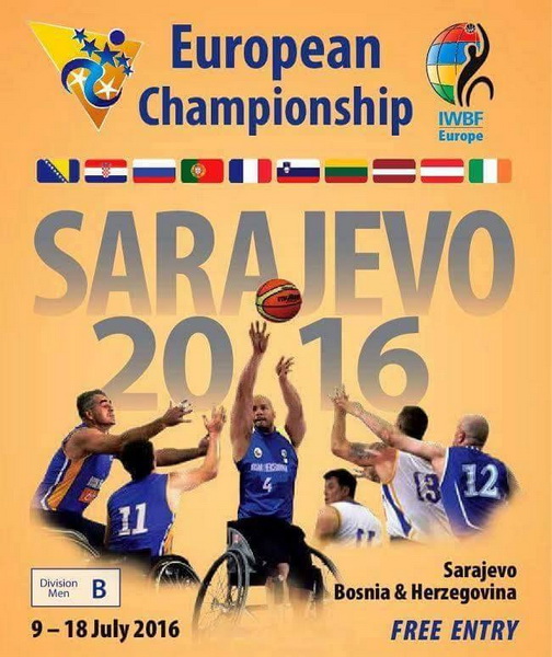 Hrvatska košarkaška reprezentacija u kolicima nastupila na EP divizije B u Sarajevu Hrvatska košarkaška reprezentacija u kolicima nastupila na EP divizije B u Sarajevu