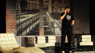 Zadar, 13.12.2012. snimio: Nenad Marčev
komedija
Miro Gavran
LUTKA,
redatelj: Mladena Gavran
igraju: Robert Kurbaša i Doris Pinčić
TEATAR GAVRAN
dramska pretplata
Velika dvorana HNK Zadar Zadar, 13.12.2012. snimio: Nenad Marčev
komedija
Miro Gavran
LUTKA,
redatelj: Mladena Gavran
igraju: Robert Kurbaša i Doris Pinčić
TEATAR GAVRAN
dramska pretplata
Velika dvorana HNK Zadar