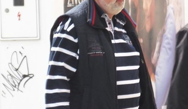Albert Faggian, vlasnik Glasa Istre, Novog Lista i suvlasnik trgovackog lanca Puljanka u setnji korzom. Photo: Dusko Marusic/PIXSELL