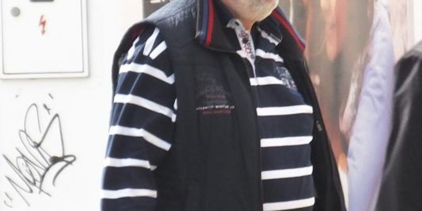 Albert Faggian, vlasnik Glasa Istre, Novog Lista i suvlasnik trgovackog lanca Puljanka u setnji korzom. Photo: Dusko Marusic/PIXSELL