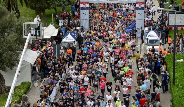 Zadar: Start najbrojnije svjetske utrke Wings For Life World Run, Photo: Dino Stanin/PIXSELL