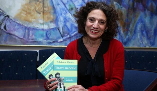 U prostorijama Zidovske opcine predstavljena je knjiga Titove naocale autorice Adriane Altaras. Photo: Anto Magzan/PIXSELL