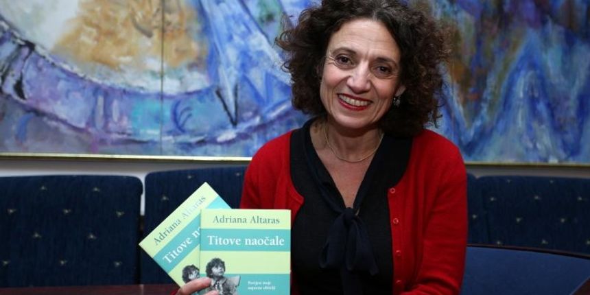 U prostorijama Zidovske opcine predstavljena je knjiga Titove naocale autorice Adriane Altaras. Photo: Anto Magzan/PIXSELL