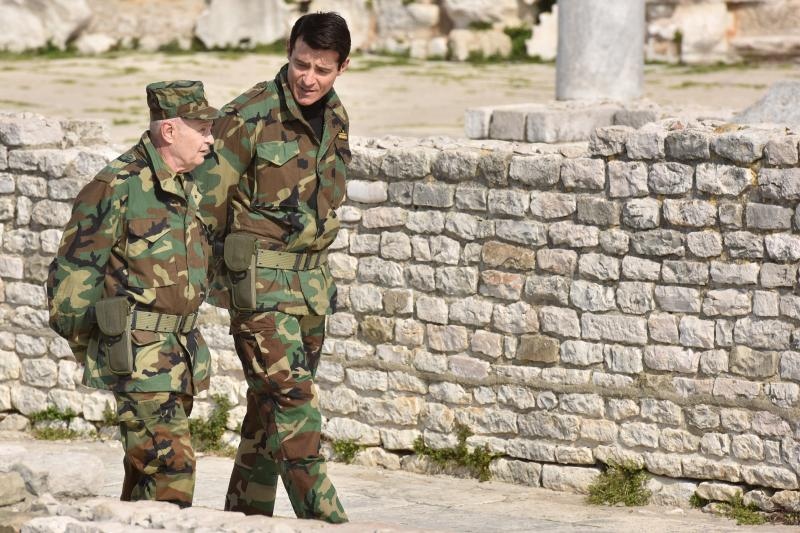 Snimanje scene iz filma “General” na zadarskom Forumu